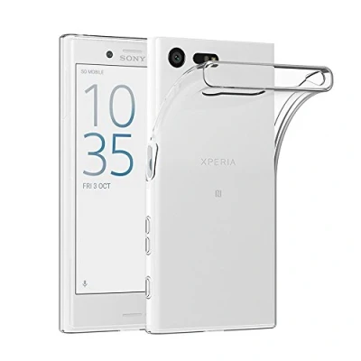 Afbeelding van AICEK Sony Xperia X Compact hoes, transparante siliconen beschermhoes voor Case Ultra Crystal Clear Doorzichtige TPU Bumper telefoonhoes