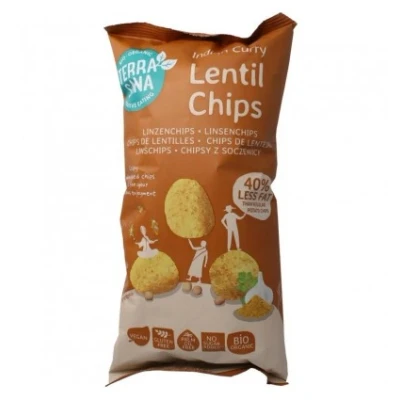 Afbeelding van Terrasana Linzenchips Indian curry bio 75 g