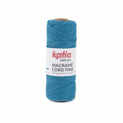 Afbeelding van Katia Macramé Cord Fine koningsblauw 210