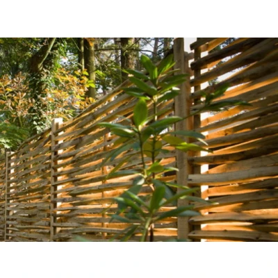 Afbeelding van Intergard Kastanjescherm gespleten tuinschermen vlechtscherm 150x160cm