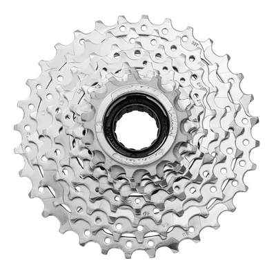 Afbeelding van Sunrace 9 speed cassette freewheel 13 32 tands BikeTotaal.nl Zilver