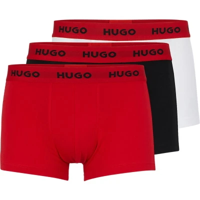 Afbeelding van HUGO 3 PACK Onderbroeken, Heren, Maat: XS, Patterned twelve