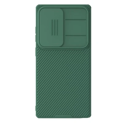 Afbeelding van Nillkin CamShield Hoesje Geschikt voor Samsung Galaxy S25 Ultra Back Cover met Camera Slider Extra Bescherming Groen