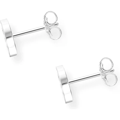 Afbeelding van Thomas SABO Oorbellen, Dames, Maat: One Size, Silver coloured, white