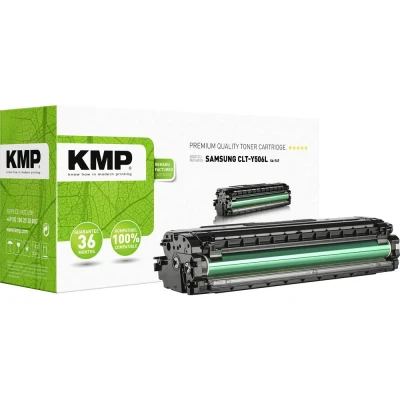 Afbeelding van KMP Toner vervangt Samsung CLT Y506L Compatibel Geel 3500 bladzijden SA T67 3513,3009