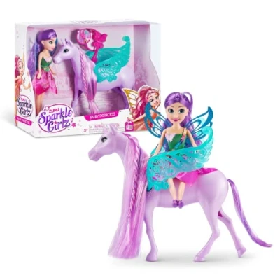 Afbeelding van SPARKLE GIRLZ 100413 Feeënprinses met eenhoorn pop set verzamelobject mode speelgoed, medium