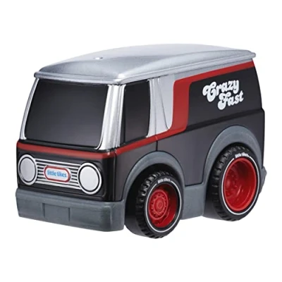 Afbeelding van Little Tikes My First Cars Crazy Fast Series 2 70&#039;s Van Terugtrek voertuig gaat tot 15m Realistisch ontwerp, gemakkelijk vast te houden Moedigd verbeelding aan 2+ jaar