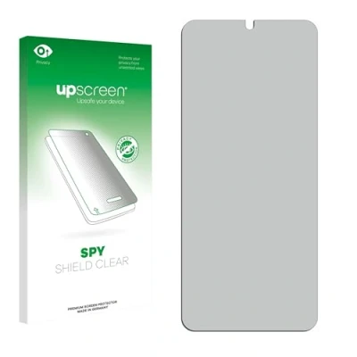 Afbeelding van upscreen Spy Shield Privacy Film (1 Stuk, Umidigi A15), Smartphone beschermfolie, Blauw