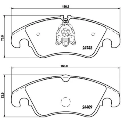 Afbeelding van Brembo Remblokset P 85 098