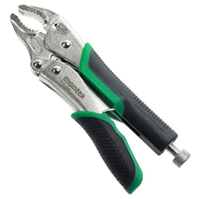Afbeelding van Schroefverwijdering/afzuigtang (molgreep stijl, 185 mm) met unieke antislip grijpbekken voor de gemakkelijke extractie van beschadigde/vastzittende schroeven. ENGINEER PZ 65 Neji Saurus