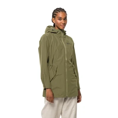 Afbeelding van Jack Wolfskin Dakar Parka, Dames, Maat: XS, Bay leaf