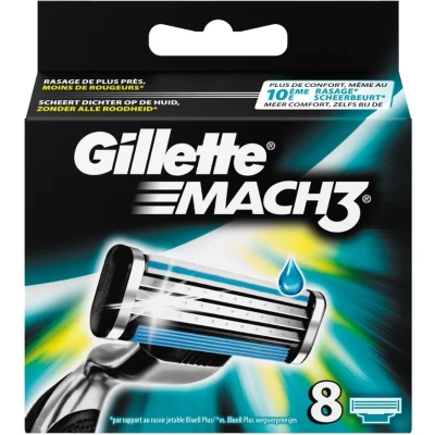 Afbeelding van Gillette Mach3 8 stuks Scheermesjes