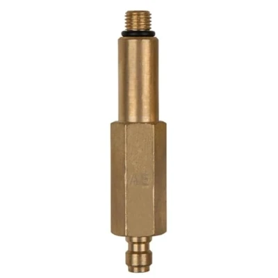 Afbeelding van KS Tools, Voertuig gereedschap, Adapterstuk (lang) M8x1,0 buitendraad en 1/4&quot; slangaansluiting met afdichtring