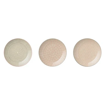 Afbeelding van Bloomingville Bord Cécile, roze grijs, keramiek, set van 3