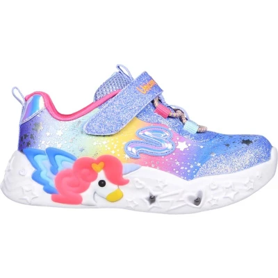 Afbeelding van Skechers Unicorn Charmer Sneakers laag blue/multicoloured voor kinderen, Maat: 22, Blue/multi coloured Polyester