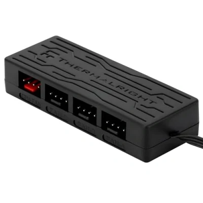 Afbeelding van Thermalright PWM Fan HUB Controller TL X4, 3Pin/4Pin Poorten