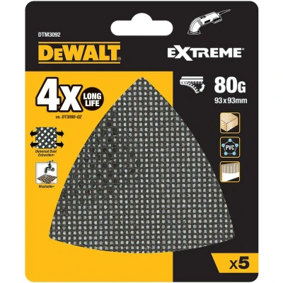 Afbeelding van DeWalt Accessoires Mesh schuurgaas 93x93mm K80 DTM3092 QZ