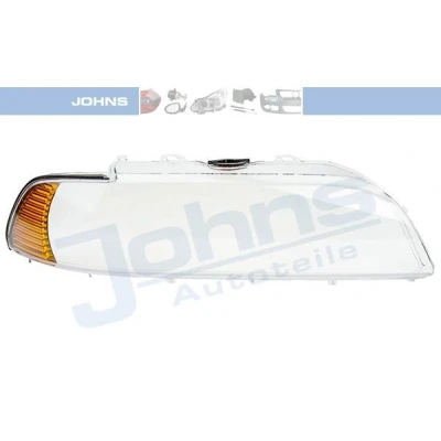 Afbeelding van Johns, Koplamp glas rechts passagierszijde, compatibel met BMW 5 serie E39 09/00 06/03