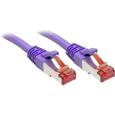 Afbeelding van LINDY 47828 RJ45 Netwerkkabel, patchkabel CAT 6 S/FTP 10.00 m Violet Snagless 1 stuk(s)