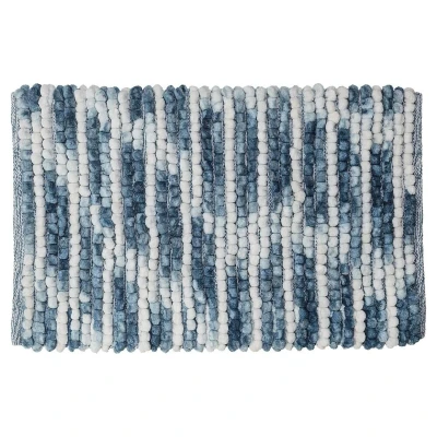 Afbeelding van Sealskin Vintage Badmat Polyester 50x80 cm Blauw