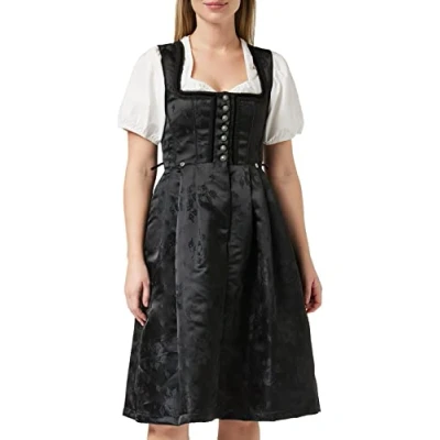 Afbeelding van Stockerpoint Dames dirndl Odette jurk voor speciale gelegenheden, zwart, 30 NL