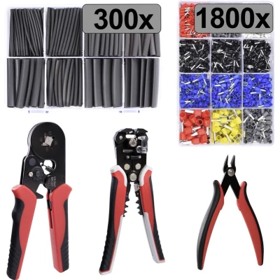 Afbeelding van TRU COMPONENTS TC 13377596 Assortiment adereindhulzen Deels geïsoleerd 1 set(s)