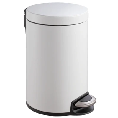 Afbeelding van EKO Serene Step Bin 12 liter wit
