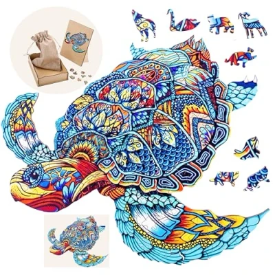 Afbeelding van Puzzel A4 Schildpad