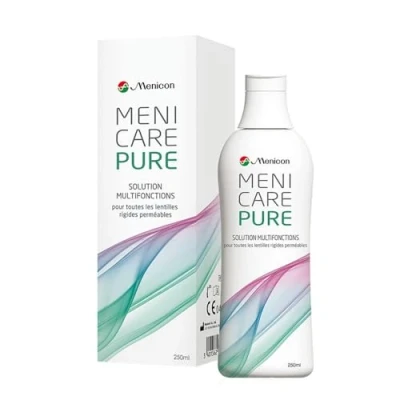 Afbeelding van MeniCare Pure Menicon Multifunctionele oplossing voor ondoordringbare harde lenzen, 250 ml