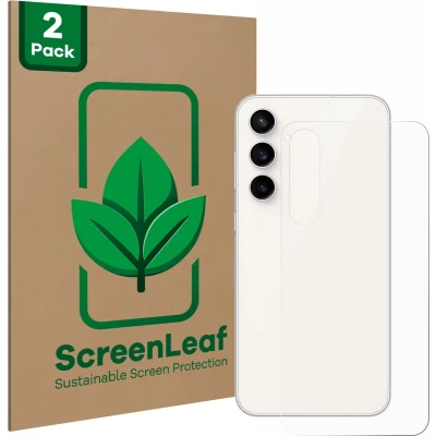 Afbeelding van ScreenLeaf Screenprotector voor Samsung Galaxy S23 FE (Achterkant) Duurzame schermbescherming Folie Beschermfolie transparant (2 Stuks)