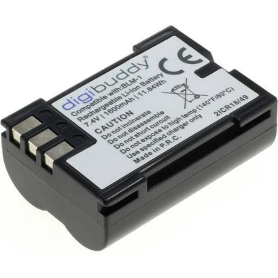 Afbeelding van digibuddy A Merk Accu Batterij Olympus BLM 1 1600mAh