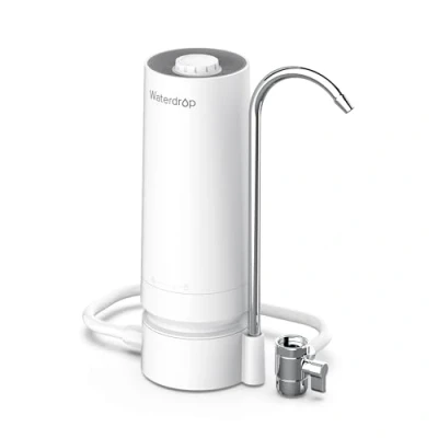 Afbeelding van Waterdrop WD CTF 05 Aanrechtmodel Waterfilter, 4000 Gallons Kraanwaterfilter voor Kraan met Filterlevensduur Herinnering, Vermindert Zware Metalen, Slechte Geur en 99% Chloor (1 Filter Inbegrepen)