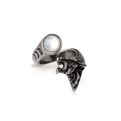Afbeelding van Alchemy Howl at the Moon Ring Zilverkleurig