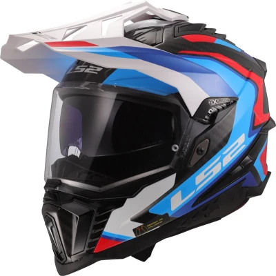 Afbeelding van LS2 Helm Explorer Frontier II MX701 wit / blauw maat M
