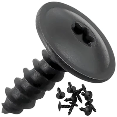 Afbeelding van Twowinds Zelftappende Torx Schroef M5 x 16 mm TX25 voor Spatborden Wielkast Bumperroosters N90775001 N91160401 Zwart (set 10 stuks)