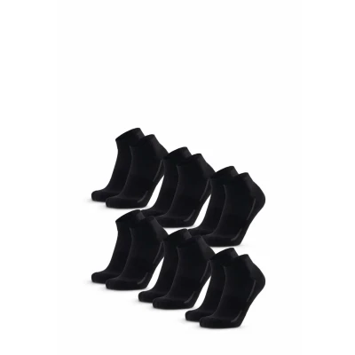 Afbeelding van Danish Endurance Quarter 6PACK Sportsokken, Maat: 43 47, Black