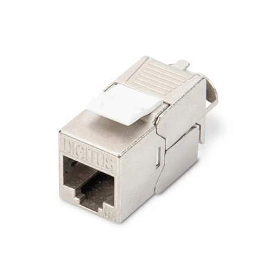 Afbeelding van DIGITUS DN 93615 Keystone module Cat 6A afgeschermd RJ45 bus 500 MHz 10GBase T AWG 26 22 Montage zonder gereedschap