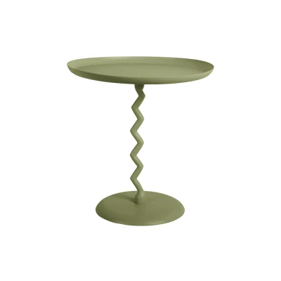 Afbeelding van Leitmotiv Bijzettafel Zig Zag Medium Army green