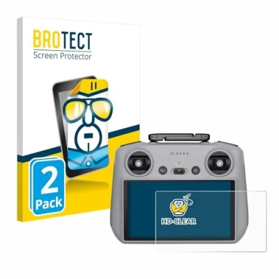 Afbeelding van BROTECT Screenprotector voor DJI RC 2 Folie Beschermfolie transparant (2 Stuks)