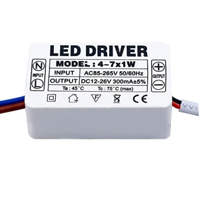 Afbeelding van LED stuurprogramma 300MA 1 3W 4 7W 8 12W 18 25W 36W voeding Aanpassingseenheid AC85 265V verlichting Transformatoren Driver voor LED&#039;s,7w