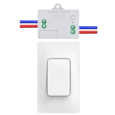 Afbeelding van Cerhot 230V draadloze afstandsbedieningen voor lichtschakelaars, afstandsbedieningen, kinetische lichtschakelaar, lichtschakelaar lampen, huisarmaturen, batterijvrij (US 1Gang 1V1 A)
