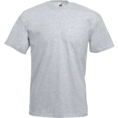 Afbeelding van Fruit Of The Loom Heren Valueweight T shirt met korte mouwen (Heather Grijs)