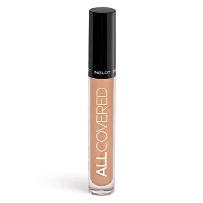 Afbeelding van Inglot All Covered Under Eye Concealer, ontworpen voor de gevoelige huid onder ogen, waterdichte en zijdeachtige formule, 4,2 ml: 108