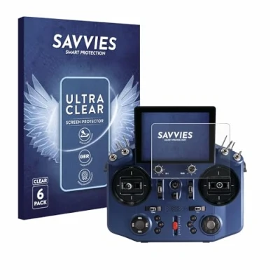 Afbeelding van Savvies Screenprotector voor FrSky Tandem X20S Folie Beschermfolie transparant (6 Stuks)