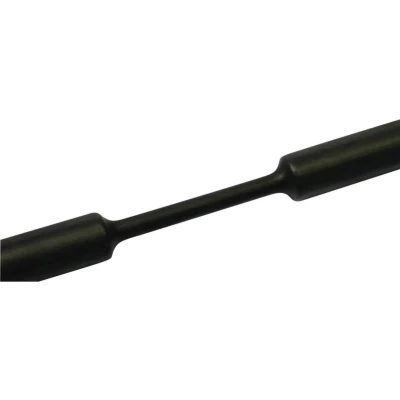 Afbeelding van HellermannTyton 319 01200 Krimpkous zonder lijm Zwart 12 mm 4 Krimpverhouding:3:1 1 m