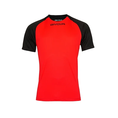 Afbeelding van Sports T shirt Givova Capo Red Black L