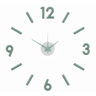 Afbeelding van DIY 3D Blue Plastic Wall Clock