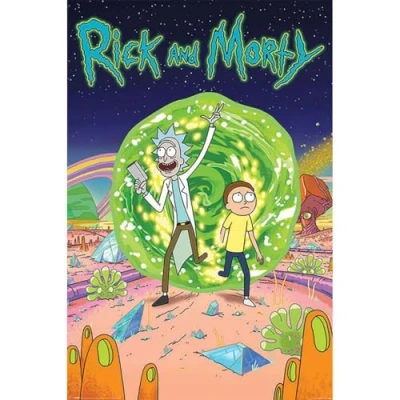 Afbeelding van Poster Rick and Morty Portal 61x91,5cm