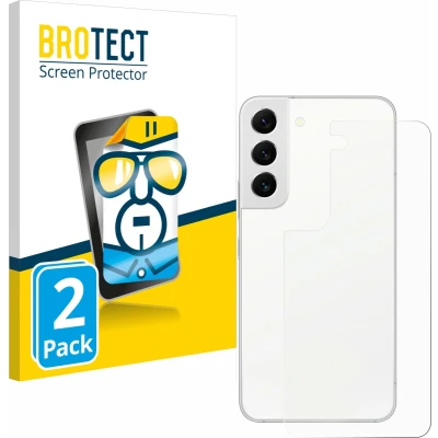 Afbeelding van BROTECT Screenprotector voor Samsung Galaxy S22 5G (Achterkant) Folie Beschermfolie transparant (2 Stuks)