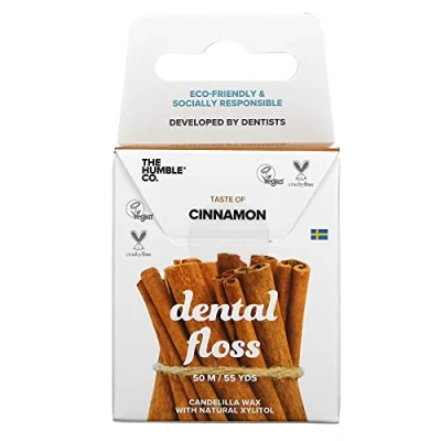 Afbeelding van The Humble Co., Dental Floss, Kaneel, 50 yd